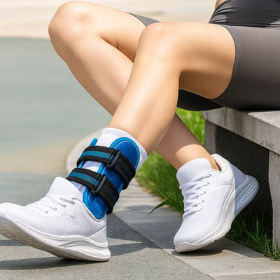 GelGuard | Gel Ankle Support Brace – Sprain Pain Relief – Adjustable Straps With Gel Padding – Reduces Swelling & Speeds Recovery Support