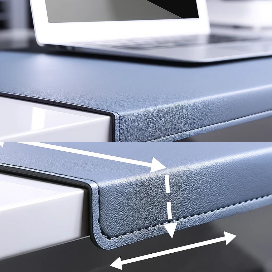 Deskguard | Desk Mat – Waterproof Fold-Edge – Spill Resistance - Well-Organised Workspace - Smooth Anti-Slip Surface for Home and Office