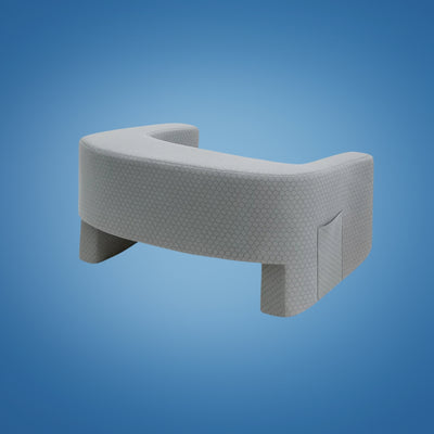 PostureCush | Reading Pillow with Arms – Better Posture for Bed & Sofa – Memory-Foam Arm-Rest Cushion – Adults Watching TV & Gaming