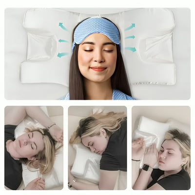 SkinRest | Memory Foam Beauty Pillow – Anti-Wrinkle Support – Breathable Cooling Comfort – Rejuvenated Skin & Pain-Free Sleep Nightly