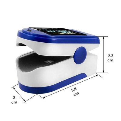 VitalSense Fingertip Pulse Oximeter with OLED Display | for Blood Oxygen SpO2 - Pulse Rate Monitoring - Portable and Accurate Oximeter