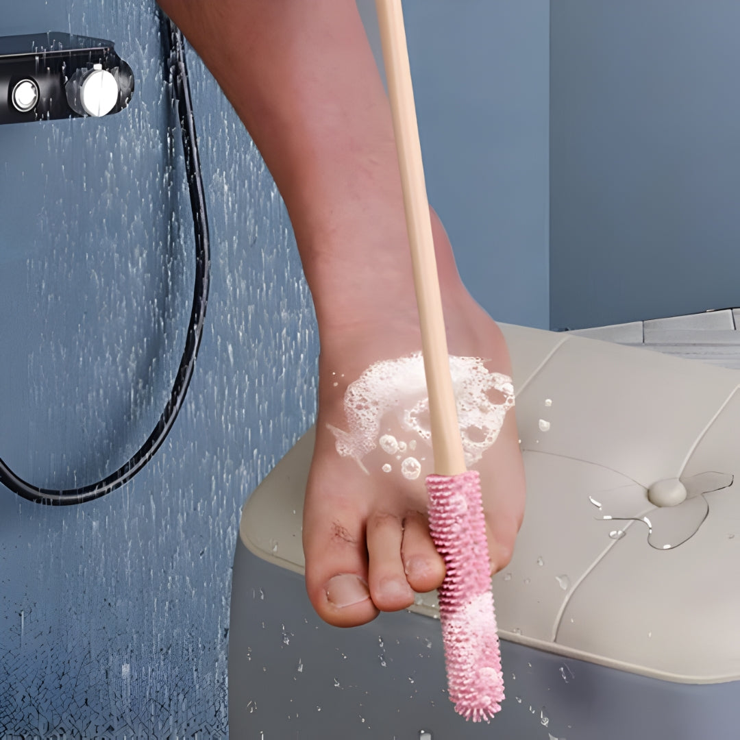 ToeFresh | Between Toe Cleaning Brush – Deep Dirt And Dead Skin Removal – Soft Silicone Bristles – Sensitive Feet And Daily Hygiene