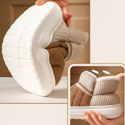 CozyStep | Plush Slipper Shoes – Non-Slip Grip – Thick Cushioned Sole – Indoor Comfort – Warm Supportive Fit for Cosy Relaxing Evenings