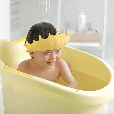 GentleGuard | Baby Shower Shield – No Tears Bathing – Adjustable Waterproof Visor – Safe Hair Wash for Toddlers