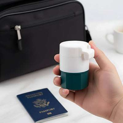DoseEase | Pill Cutter Crusher – Precision Splitting & Crushing – Durable Compact Case – Easy Swallowing Relief – Safer Dosing – Travel Ready