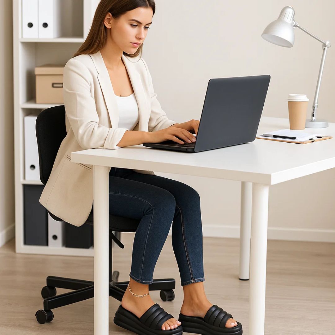 CloudEase | Platform Slider Sandals – Cushioned Sole – Lightweight Design – Women's Summer Comfort