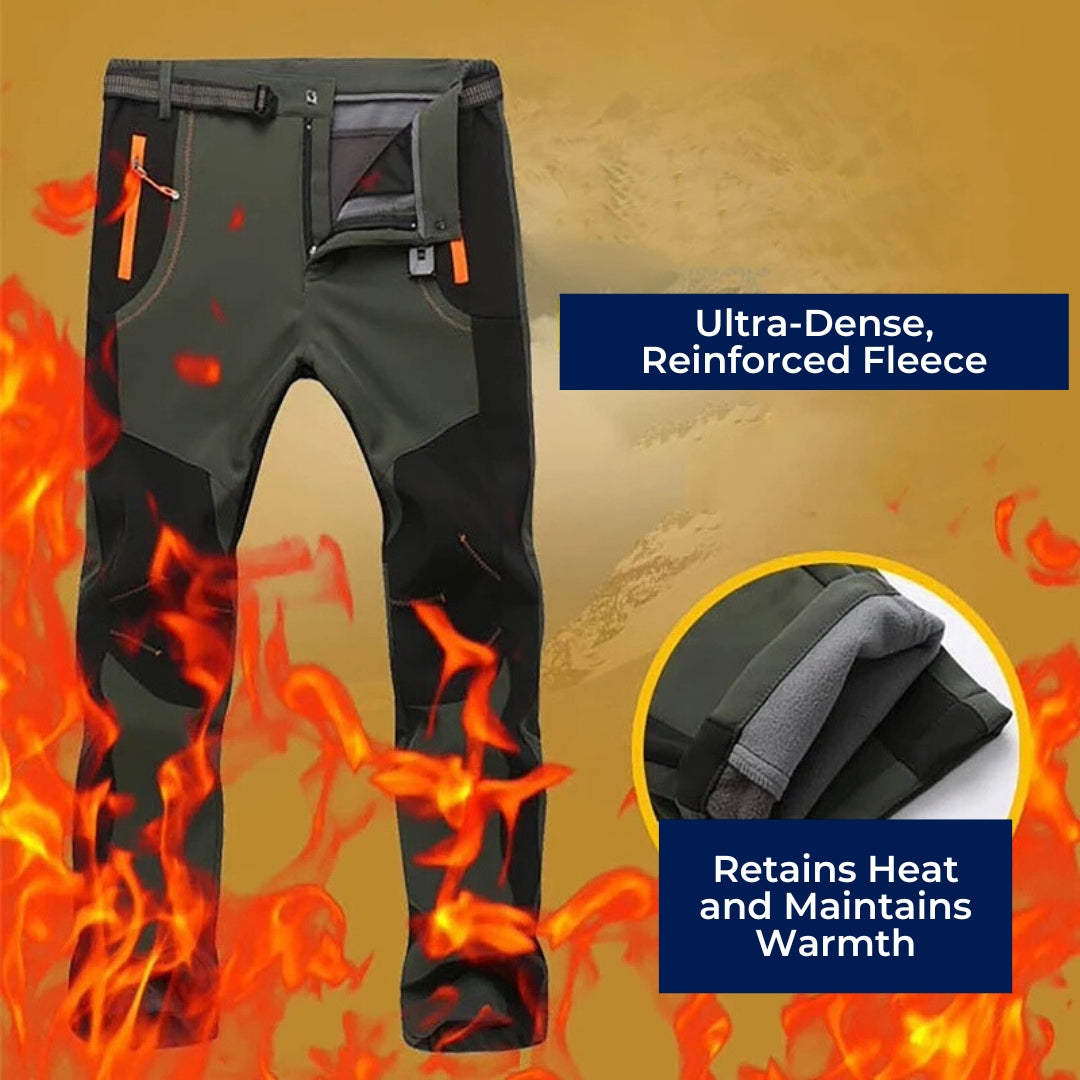 ArcticTrail Fleece Winter Pants for Women – Waterproof, Windproof, Durable, and Breathable for Hiking, Snowshoeing, and Winter Camping