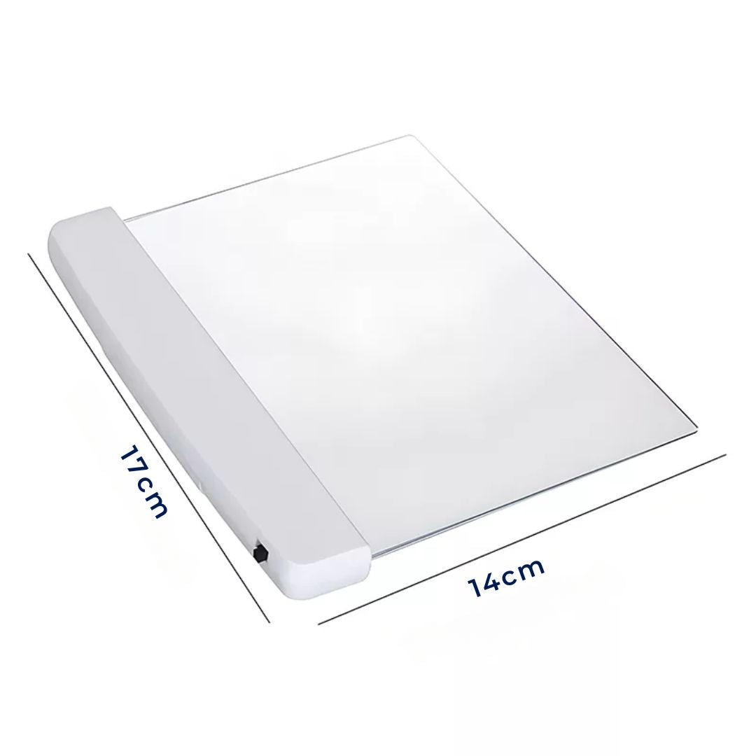 PageGlow | Flat LED Book Light – Glare‑Free Full‑Page Illumination – Slim Portable Design – Eye‑Care for Travellers & Bedtime Readers