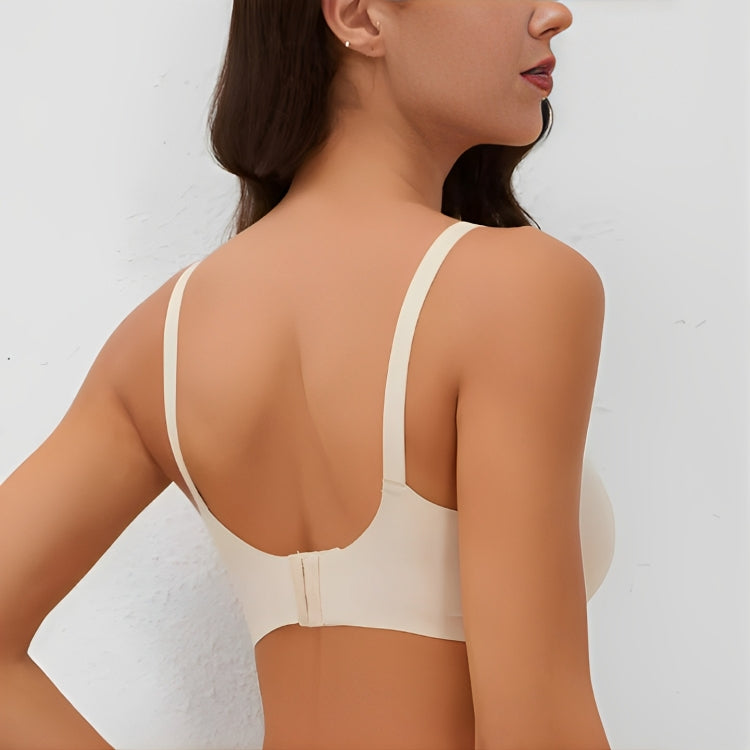 MumEase | Wireless Nursing Bra – One-Hand Snap Access – Ultra-Thin Breathable Support – All-Day Comfort for Breastfeeding Mums