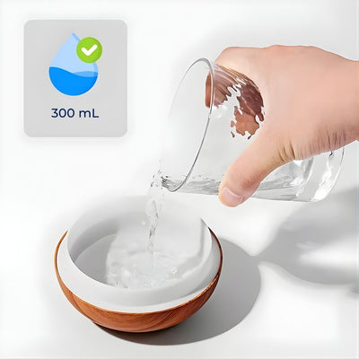 CalmMist | Humidifier and Essential Oil Diffuser – Quiet Ultra-Fine Mist – 300 ml Water Tank – Relieves Dry Skin – Enhances Sleep Quality