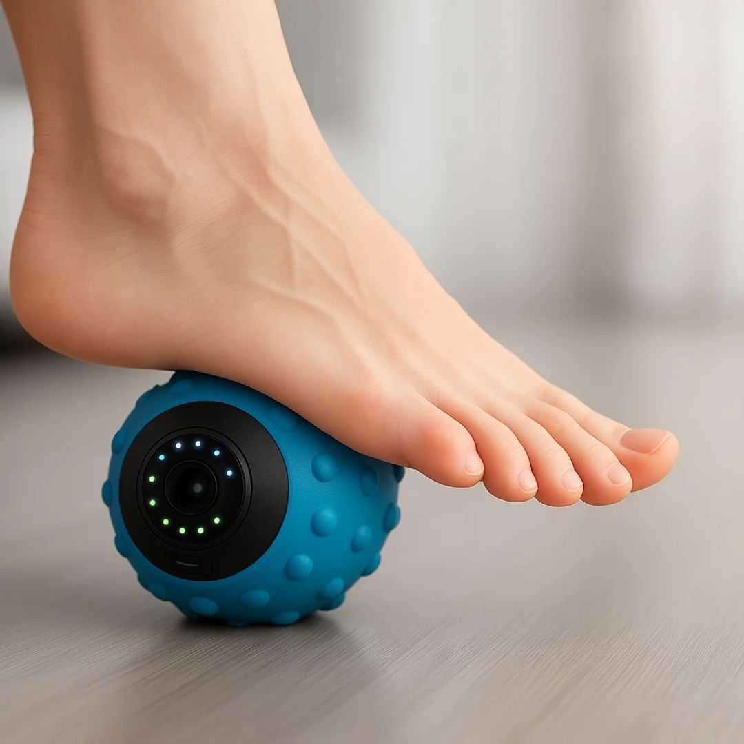 ReliefSphere | Vibrating Massage Ball – Deep-Tissue Muscle Relief – 5-Speed Vibration – Portable Recovery – Pain Relief & Faster Healing