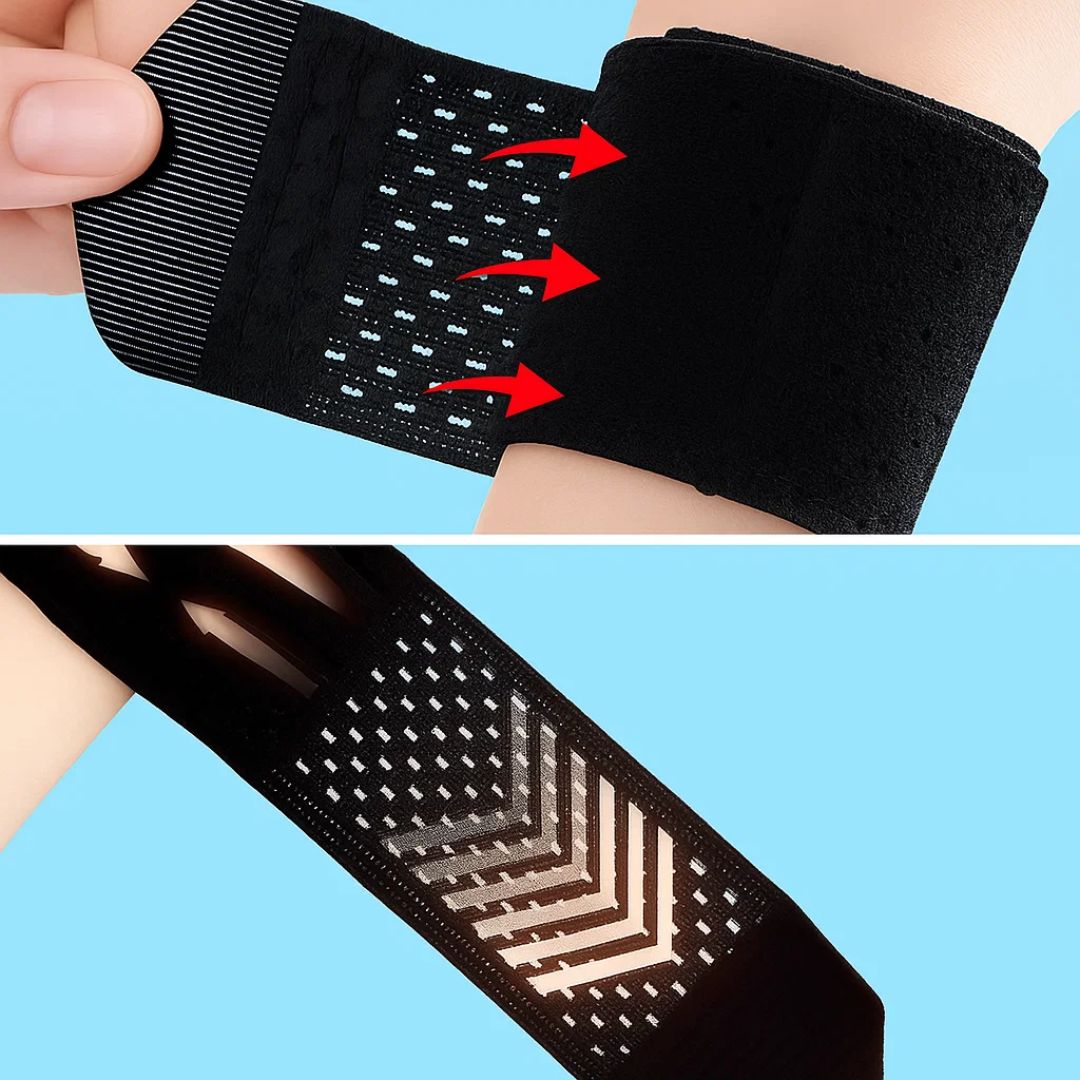 FlexWrist | Wrist Support – Pain-Relief Compression – Ultra-Thin & Breathable – Reduces Fatigue & Boosts Comfort for Typists & Athletes
