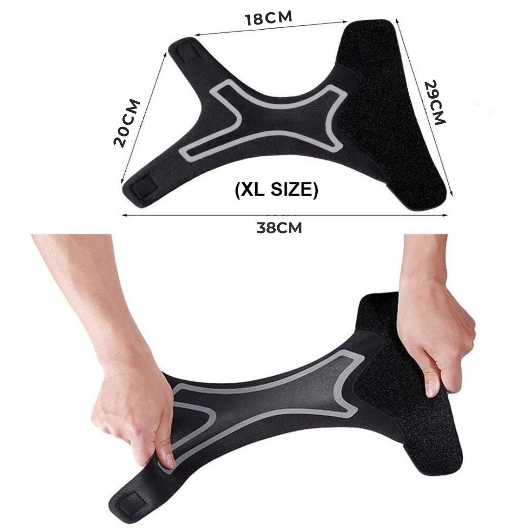 OrthoFlex Adjustable Elastic Ankle Brace | for Injury Recovery - Daily Support