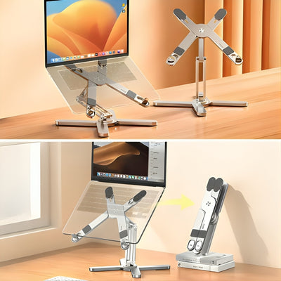 DeskLift | Adjustable Laptop Stand – Ergonomic Elevation – Aluminium Alloy with Ventilation – Reduces Neck Strain & Boosts Comfort