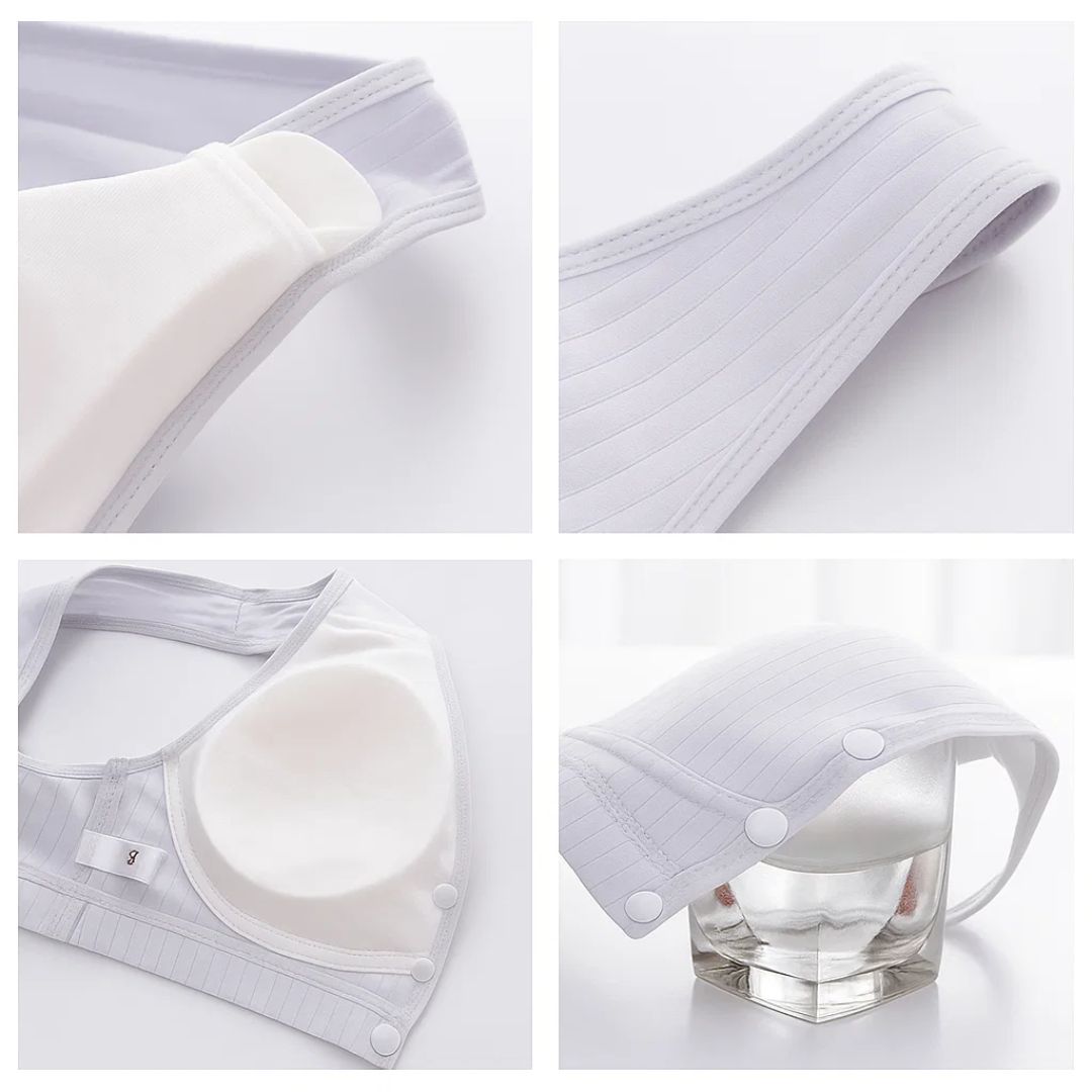 SoftNurse | Nursing Bra – Wire-free Comfort – Breathable Cotton – Easy One-Hand Access – All-Day Support for Breastfeeding Mothers