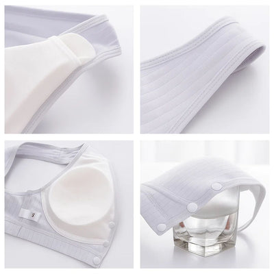 SoftNurse | Nursing Bra – Wire-free Comfort – Breathable Cotton – Easy One-Hand Access – All-Day Support for Breastfeeding Mothers