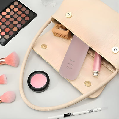 BrushVault | Travel Makeup Brush Bag – Organise & Protect Your Brushes – Dust- & Water-Resistant Silicone Case – Keep Clean & Tangle-Free