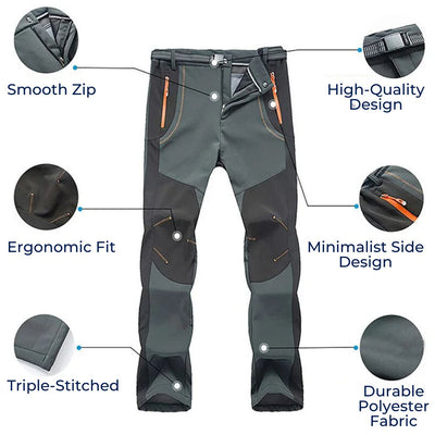 ArcticTrail Fleece Winter Pants for Women – Waterproof, Windproof, Durable, and Breathable for Hiking, Snowshoeing, and Winter Camping