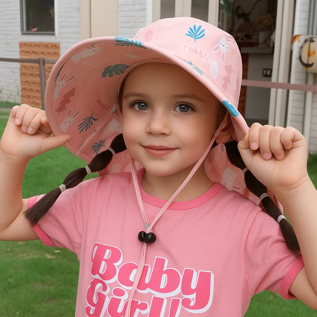 KidShade | Kids UV Sun Hat – UPF 50+ Full Coverage – Breathable Mesh Brim – Keeps Children Cool, Comfortable & Safe in the Sun Outdoors