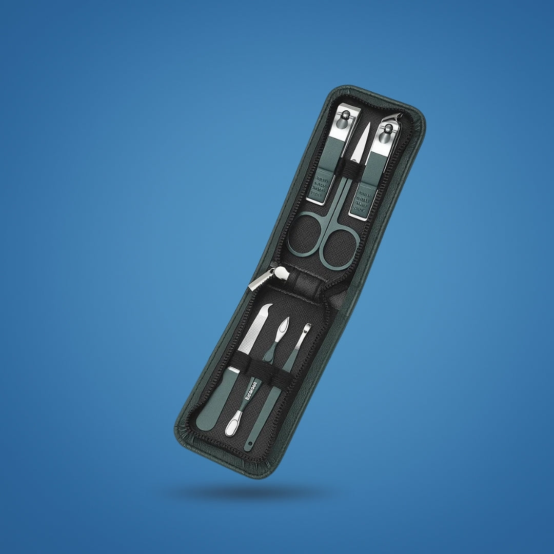 NailEase | 6‑Piece Nail Care Kit – Precise Nail Trimming – Durable Stainless Steel – Compact Design – Ideal for Travel, Home & Everyday Grooming