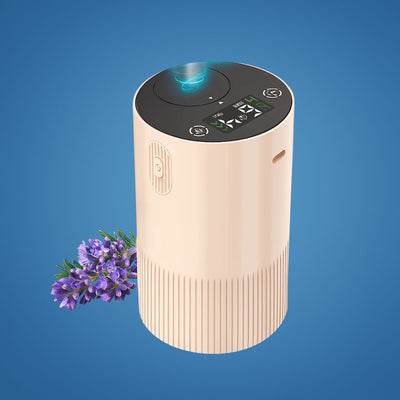 AuraEase | Portable Diffuser – Rechargeable Quiet Mist – 10 ml Silent Timer – Relaxing Aromatherapy for Sleep Stress Relief Office Travel