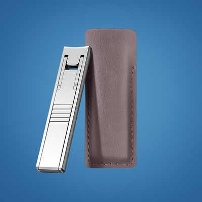 EdgeLux | Nail Clipper – Travel-Slim Design – Rust-Resistant Stainless Steel – Stylish Carry – Portable Grooming for Hands & Fingernails