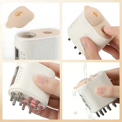 HairVibe Electric Scalp Massager | Improved Blood Circulation – Stress Relief to Promote Hair Growth and Scalp Health