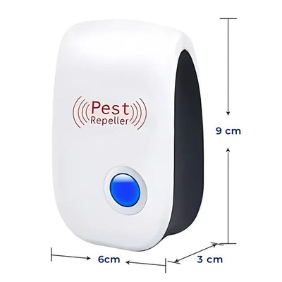 PestGuard | Ultrasonic Pest Repeller – Chemical-Free Protection – Silent Operation – Safe for Homes with Children and Pets