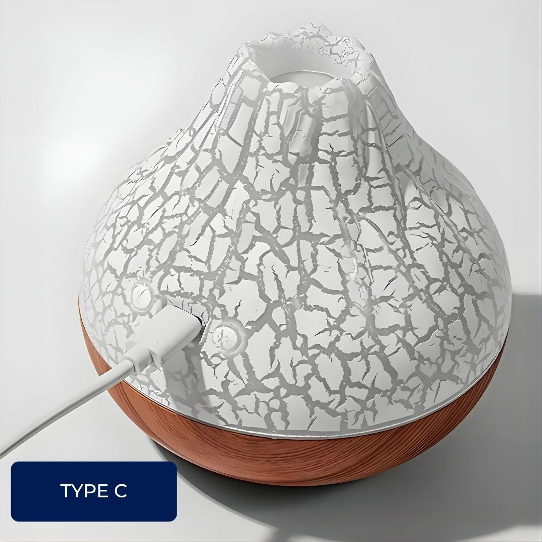 CalmMist | Humidifier and Essential Oil Diffuser – Quiet Ultra-Fine Mist – 300 ml Water Tank – Relieves Dry Skin – Enhances Sleep Quality