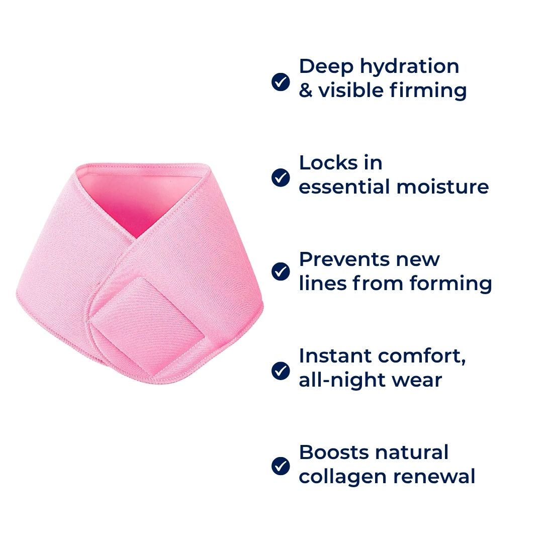 NeckSculpt | Anti-Wrinkle Neck Patch – Hydrates & Firms Loose Skin – Reusable Medical-Grade Silicone – Erase Tech Neck Lines & Comfort