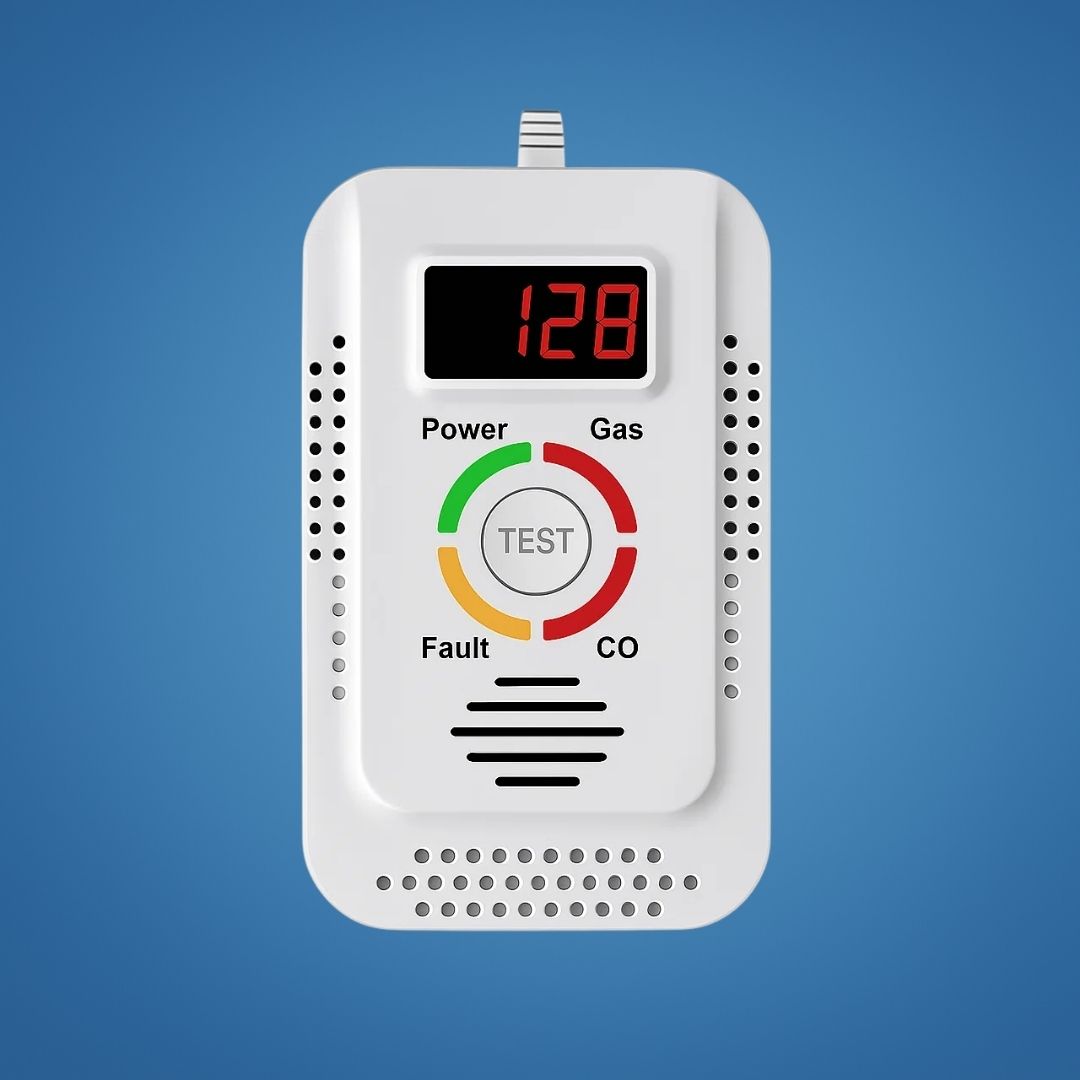 SafeSense | Carbon Monoxide Detector – Digital Display – 85dB Loud Alarm – Home Safety Device – Early Warning Protection for Family