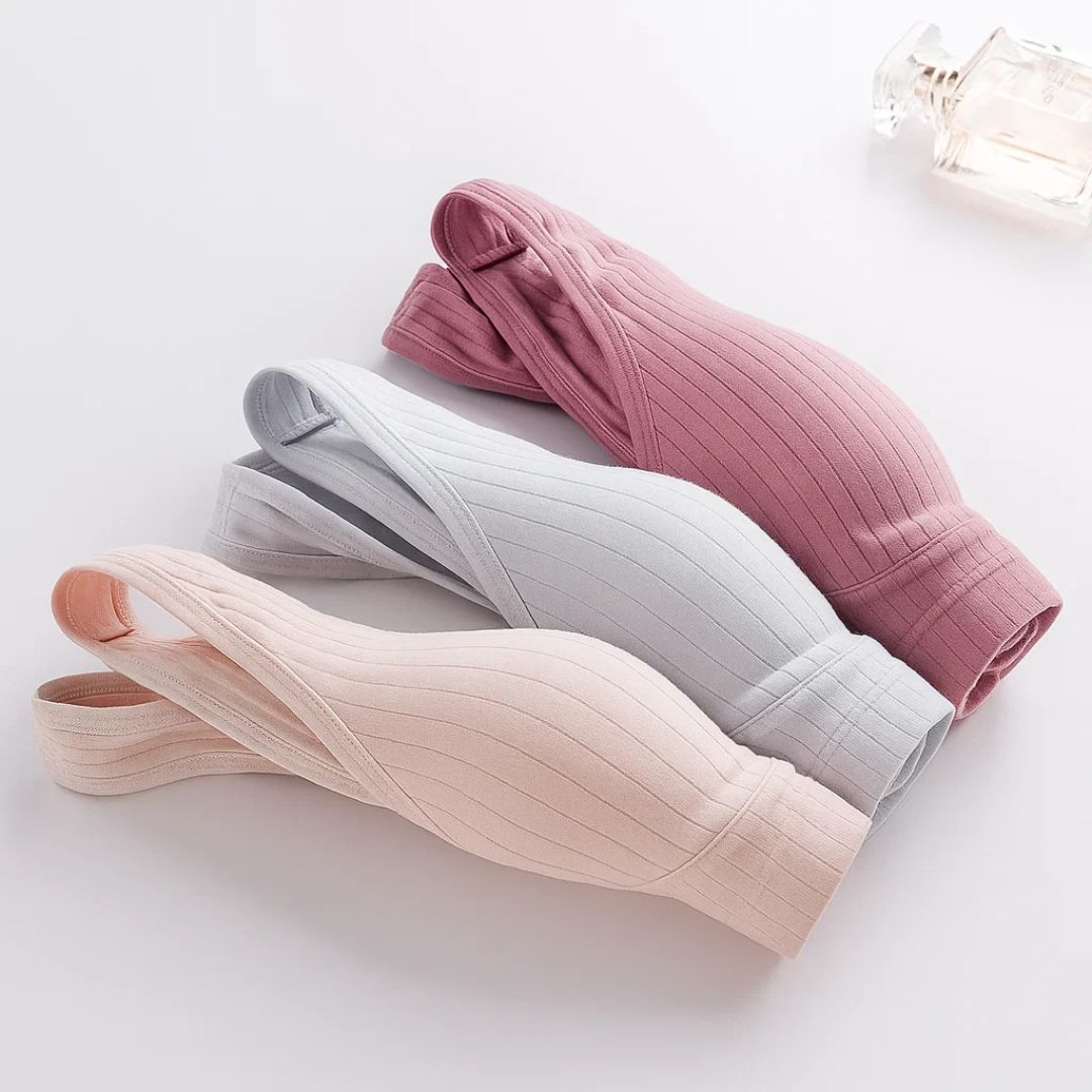 SoftNurse | Nursing Bra – Wire-free Comfort – Breathable Cotton – Easy One-Hand Access – All-Day Support for Breastfeeding Mothers