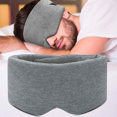 Sleepright | Blackout Sleep Mask – Total Light Blocking – Soft Cotton Comfort – Breathable Fit – Blocks All Light for Travel, Naps & Deep Sleep