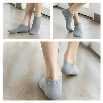 FreshStep | Men’s Bamboo Low-Cut Socks – Moisture-Wicking – Soft Elastic Fibre – Sweat-Free All-Day Comfort – Durable Odour Control