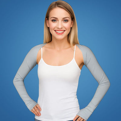 ShadeEase | Sun-Protection Shawl Arm Sleeves – UPF 50+ Coverage – Lightweight Stretch Fabric – Driving & Outdoor Use