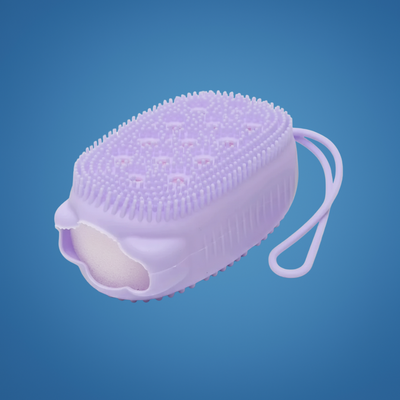 PureGlow | Silicone Body Scrubber – Hygienic Deep Exfoliation – Soft Fast-Dry Silicone – Gentle Massage – Sensitive Skin Daily Use