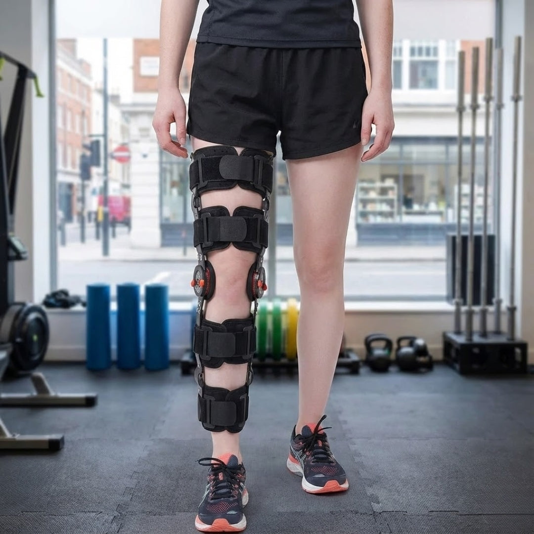 StabiliKnee | Knee Support Brace – Adjustable Leg Stabiliser – Cushioned Soft Fabric – Pain Relief Recovery And Everyday Movement