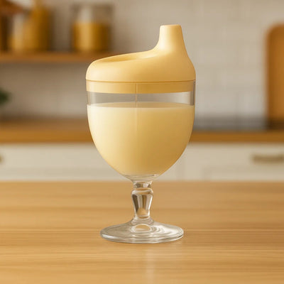 TinySip | Leak‑Proof Transition Sippy Cup – No‑Spill Silicone – Easy‑Grip Handles – Supports Weaning – Mess‑Free Drinking for Toddlers