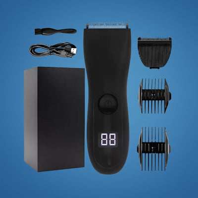 SkinGroom | Body Hair Trimmer – Waterproof – Ceramic Blade – Painless Cordless Grooming for Men – Smooth Results, No Nicks or Irritation