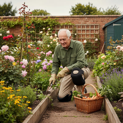 GardenEase | Garden Kneeling Pad – Knee Pain Relief Cushion – Thick Foam Support – Protects Joints & Reduces Strain – Gardening & DIY Use