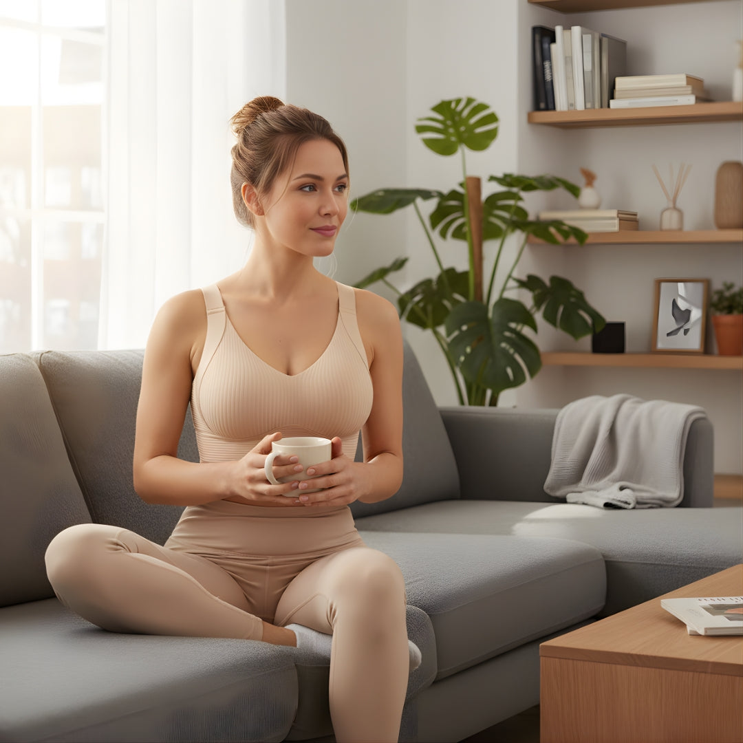 EaseLuxe | Wireless Bra – Seamless Comfort That Smooths Lines – Breathable Smooth Fabric for All-Day Freshness – Everyday Wear Women