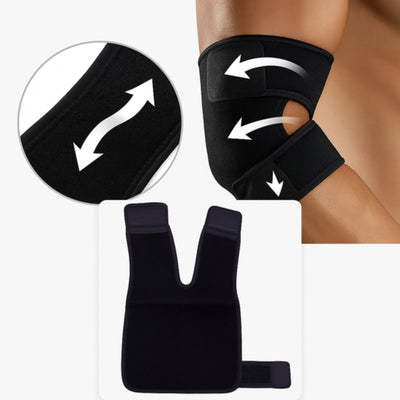 ElboFlex | Elbow Support Wrap – Adjustable Compression – Breathable Neoprene Strap – For Tennis Elbow & Daily Activities