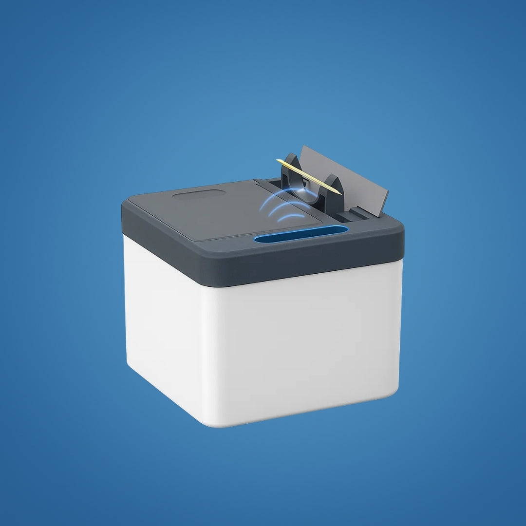 PurePick | Automatic Toothpick Dispenser – Touch-Free Infrared Sensor – USB‑Rechargeable – Enhances Hygiene – Clutter-Free & Kid-Friendly Use