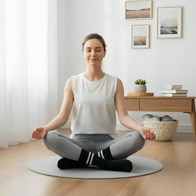 GripCore | Pilates Grip Socks – Non-Slip Traction – Breathable Cushioning – Comfort Fit – Stability & Safety for Women’s Studio Workouts