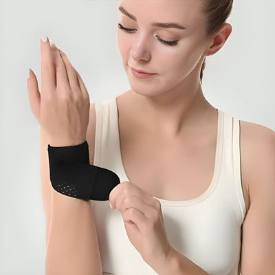 FlexWrist | Wrist Support – Pain-Relief Compression – Ultra-Thin & Breathable – Reduces Fatigue & Boosts Comfort for Typists & Athletes