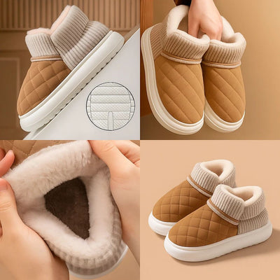 CozyStep | Plush Slipper Shoes – Non-Slip Grip – Thick Cushioned Sole – Indoor Comfort – Warm Supportive Fit for Cosy Relaxing Evenings