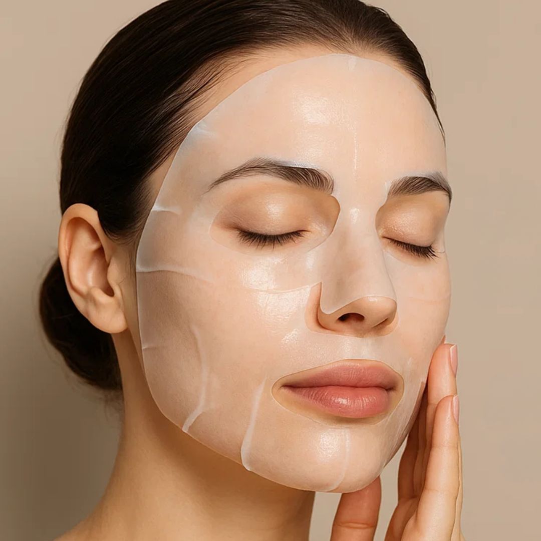 GlowRevive | Collagen Sheet Mask – Hydrating Overnight Treatment – Hydrogel – Anti-Ageing Skincare