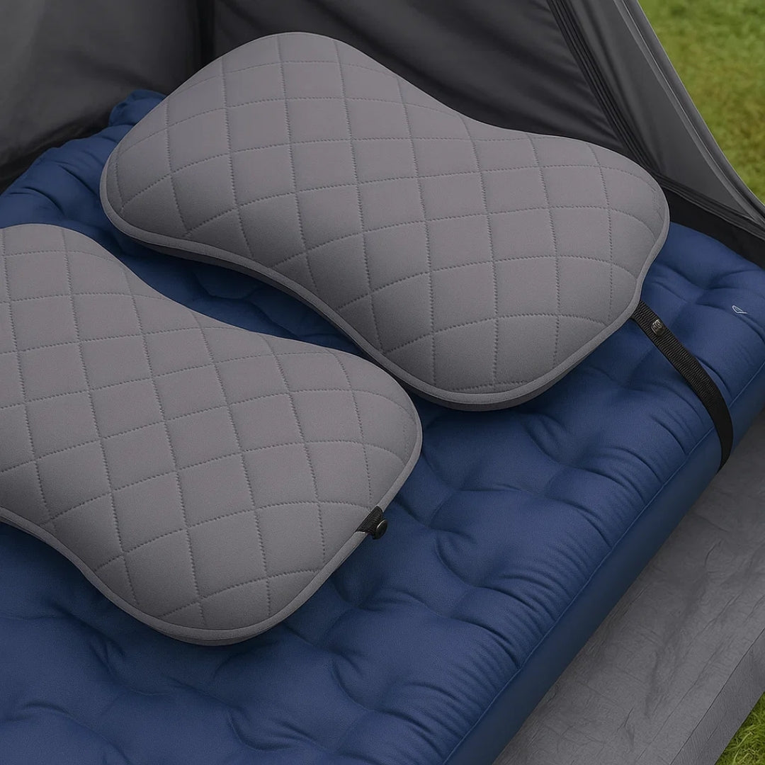 TravelEase | Travel Neck Pillow – Ergonomic Neck Support – Inflatable & Lightweight – Eases Neck Pain – Compact for Flights & Train