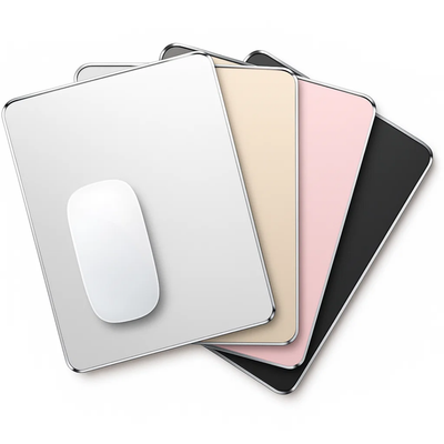 AlumaGrip | Aluminium Mouse Pad – Precision Glide – Rigid Aluminium – Non-Slip Stability – Durable Easy-Clean Surface – Work & Gaming Use