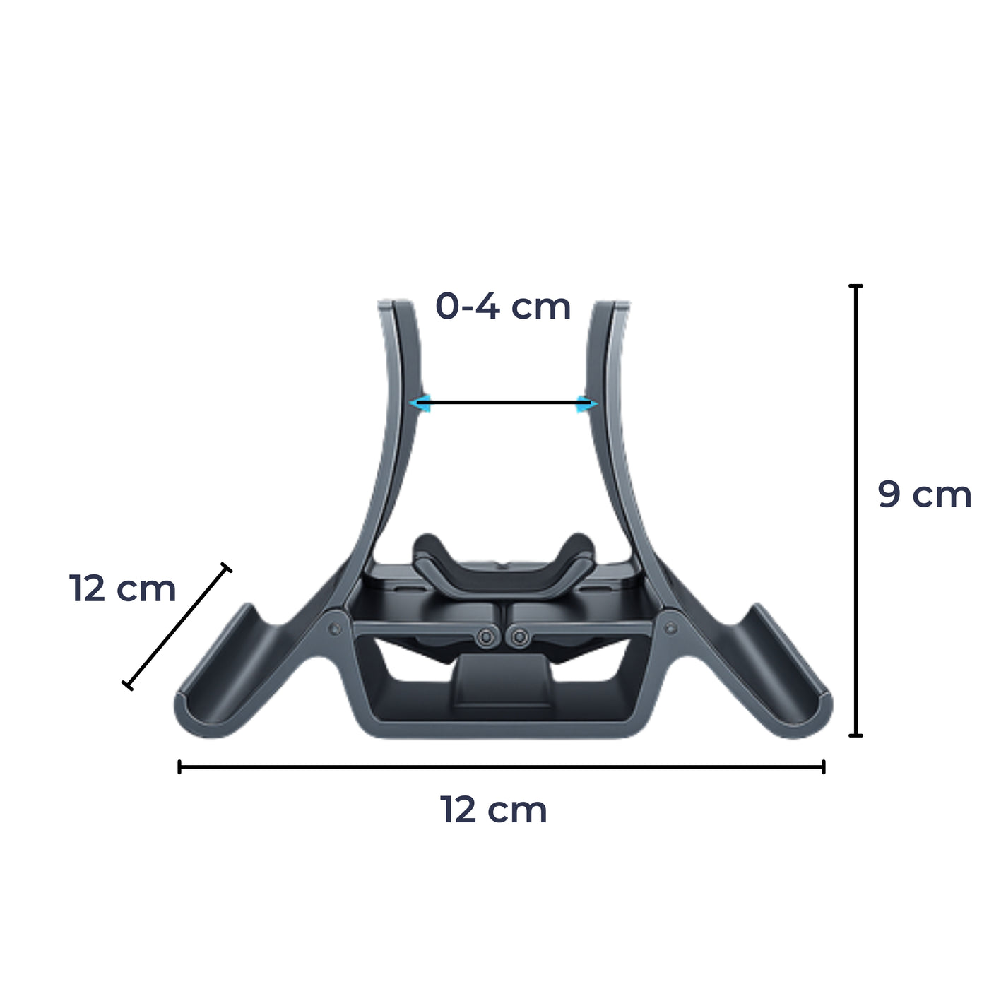 Deskform | Vertical Laptop Stand – Adjustable Aluminium Design – Space-Saving Cooling Holder for Workstations
